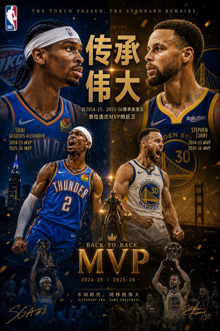 亚历山大MVP连庄 约基奇后首人&库里之后首个后卫 亚历山大MVP连庄 约基奇后首人&库里之后首个后卫