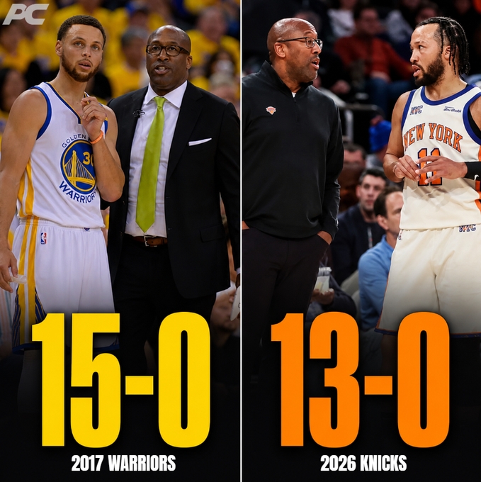 迈克·布朗的连胜纪录：勇士11连与尼克斯13连